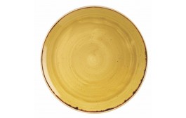 Stonecast Mustard Seed Yellow Coupe Plate