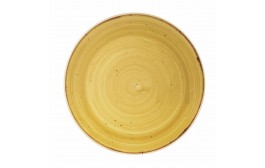 Stonecast Mustard Seed Yellow Coupe Plate