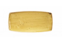 Stonecast Mustard Seed Yellow Oblong Plate