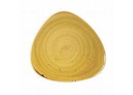 Stonecast Mustard Seed Yellow Triangle Plate