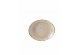 Stonecast Nutmeg Oval Coupe Plate