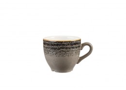 Homespun Charcoal Black Espresso Cup