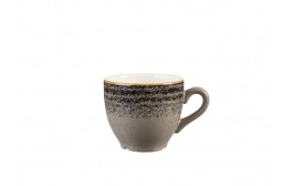 Homespun Charcoal Black Espresso Cup