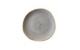 Stonecast Peppercorn Grey Organic Round Plate