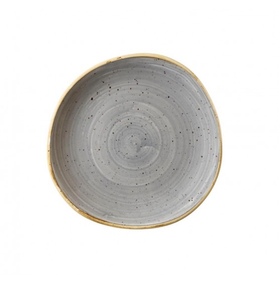Stonecast Peppercorn Grey Organic Round Plate