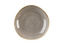 Stonecast Peppercorn Grey Organic Round Bowl