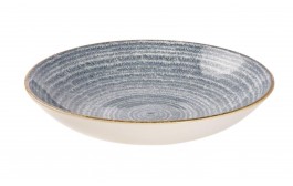 Homespun Slate Blue Coupe Bowl