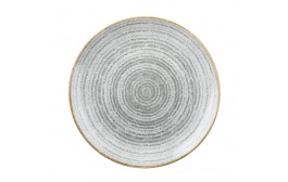 Homespun Stone Grey Coupe Plate