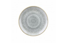 Homespun Stone Grey Coupe Plate