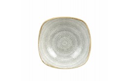 Homespun Stone Grey Square Bowl