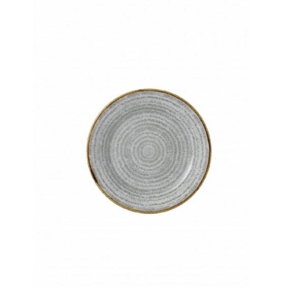 Homespun Stone Grey Rimmed Plate