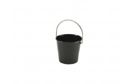 Miniature Coloured Buckets Black