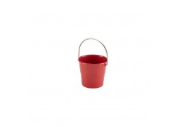 Miniature Coloured Buckets Red