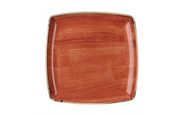 Stonecast Spiced Orange Deep Square Plate