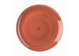 Stonecast Spiced Orange Coupe Plate