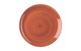 Stonecast Spiced Orange Coupe Plate