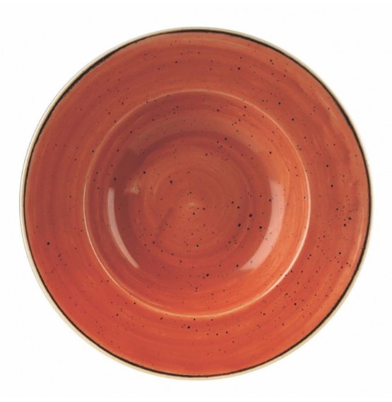 Stonecast Spiced Orange Wide Rim Bowl