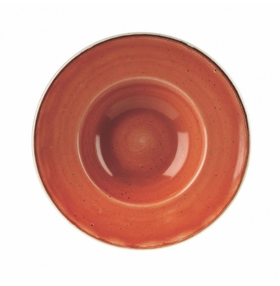 Stonecast Spiced Orange Wide Rim Bowl