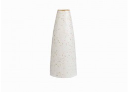 Stonecast Barley White Bud Vase