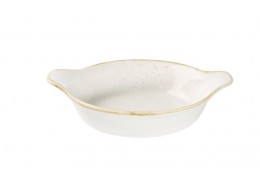 Stonecast Barley White Small Round Eared Dish
