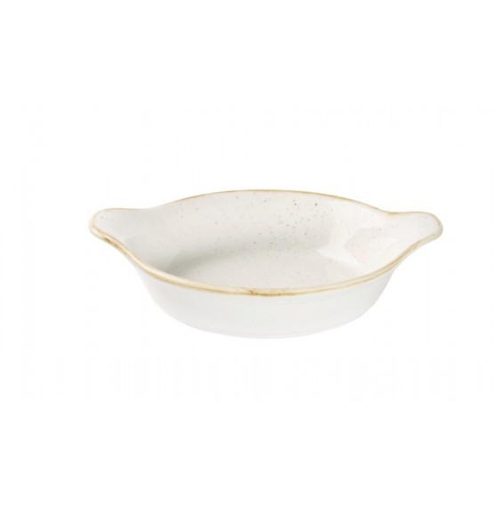 Stonecast Barley White Small Round Eared Dish