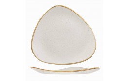 Stonecast Barley White Triangle Plate