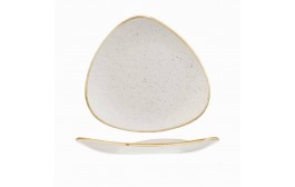 Stonecast Barley White Triangle Plate