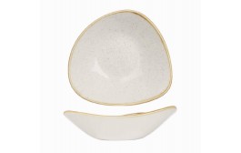 Stonecast Barley White Triangle Bowl