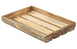 Wooden Crate Dark Rustic Finish