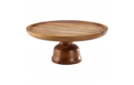 Acacia Wood Cake Stand