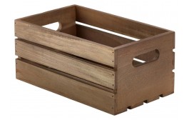 Wooden Crate Dark Rustic Finish