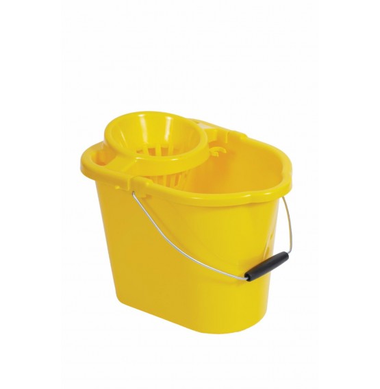 Yellow Mop Bucket & Squeezer