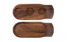 Medium Single Handled Wooden Tray