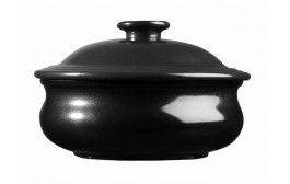 Rustics Simmer Black Lidded Stew Pot