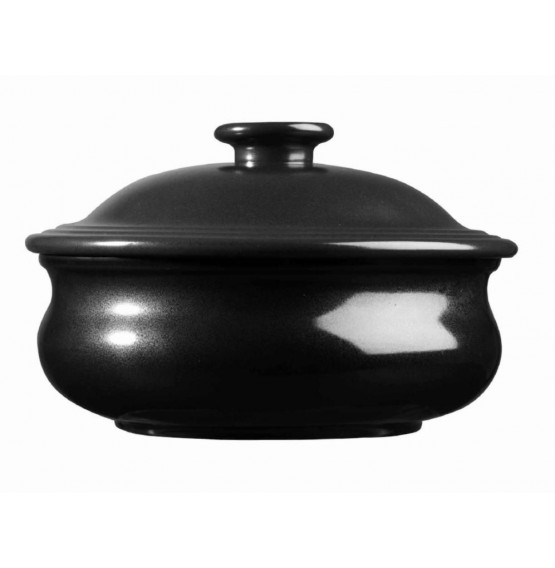 Rustics Simmer Black Lidded Stew Pot