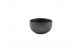 Terra Porcelain Black Round Bowl