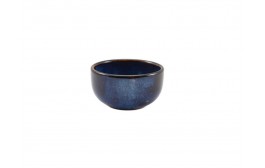 Terra Porcelain Aqua Blue Round Bowl