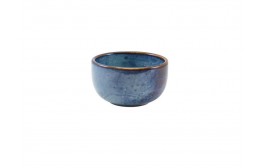 Terra Porcelain Aqua Blue Round Bowl