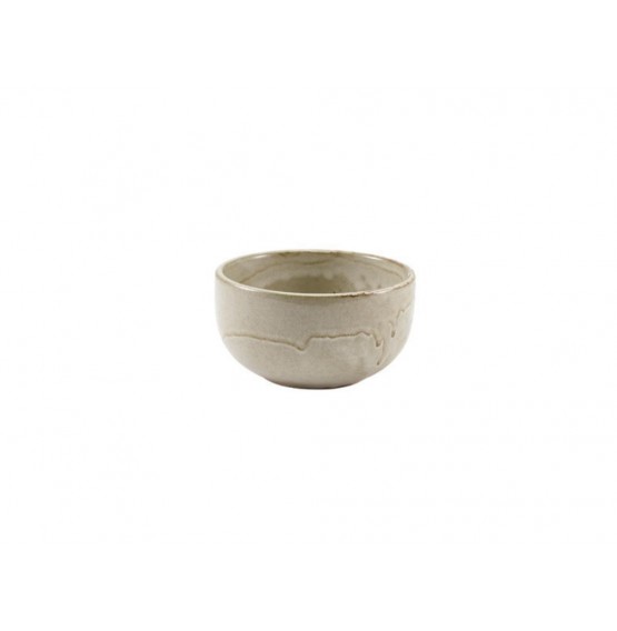 Terra Porcelain Grey Round Bowl