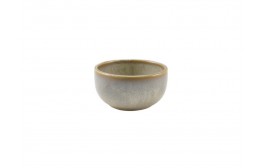 Terra Porcelain Matt Grey Round Bowl