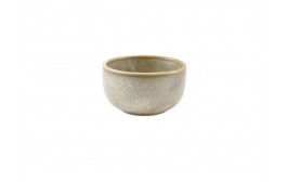 Terra Porcelain Matt Grey Round Bowl