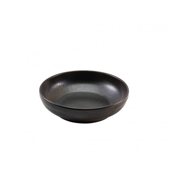 Terra Porcelain Black Coupe Bowl