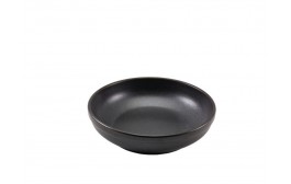 Terra Porcelain Black Coupe Bowl