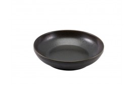 Terra Porcelain Black Coupe Bowl