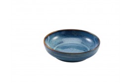 Terra Porcelain Aqua Blue Coupe Bowl