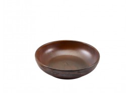 Terra Porcelain Rustic Copper Coupe Bowl