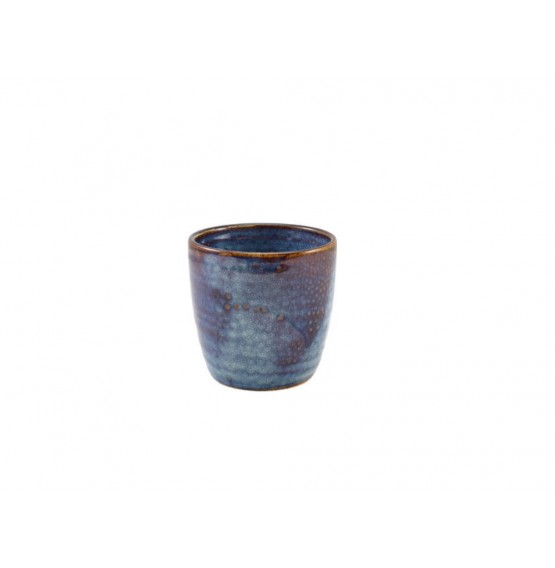 Terra Porcelain Aqua Blue Chip Cup