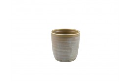 Terra Porcelain Matt Grey Chip Cup