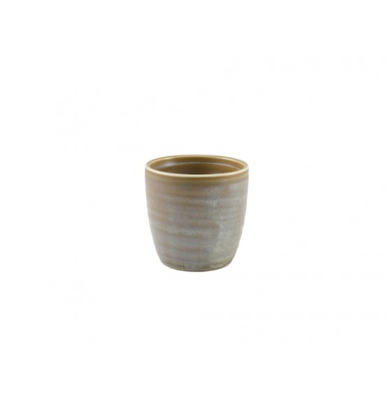Terra Porcelain Matt Grey Chip Cup