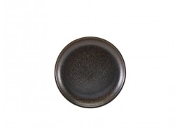 Terra Porcelain Black Coupe Plate